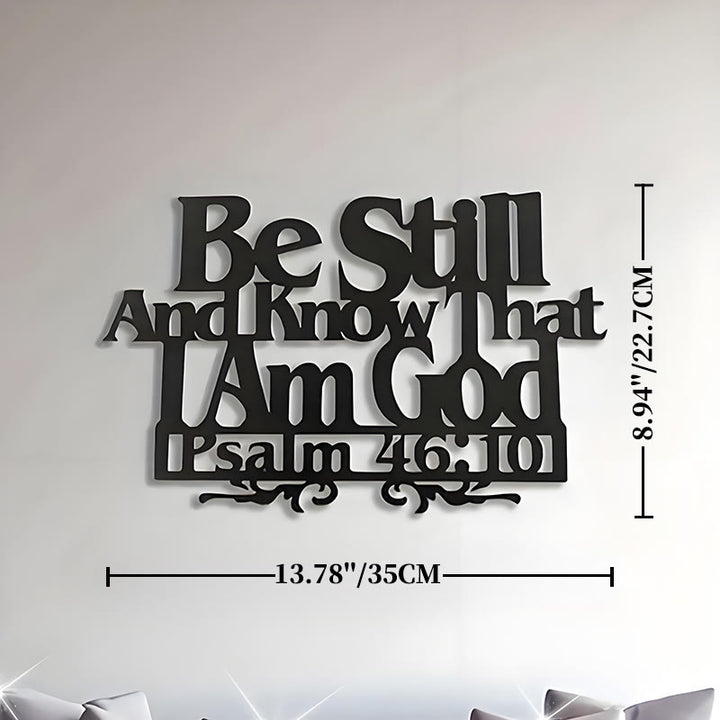 Christianartworkshop Psalm 46:10 Faith Decor: Quiet Reminder of His Sovereignty - 13.78''*8.94''/35*22.7cm - image 7