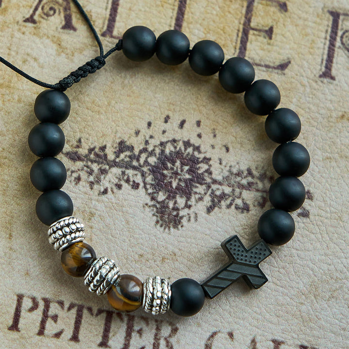 Christianartworkshop Scripture-Card American Flag + Cross Bracelet: Faith & Pride for Daily Wear - image 2