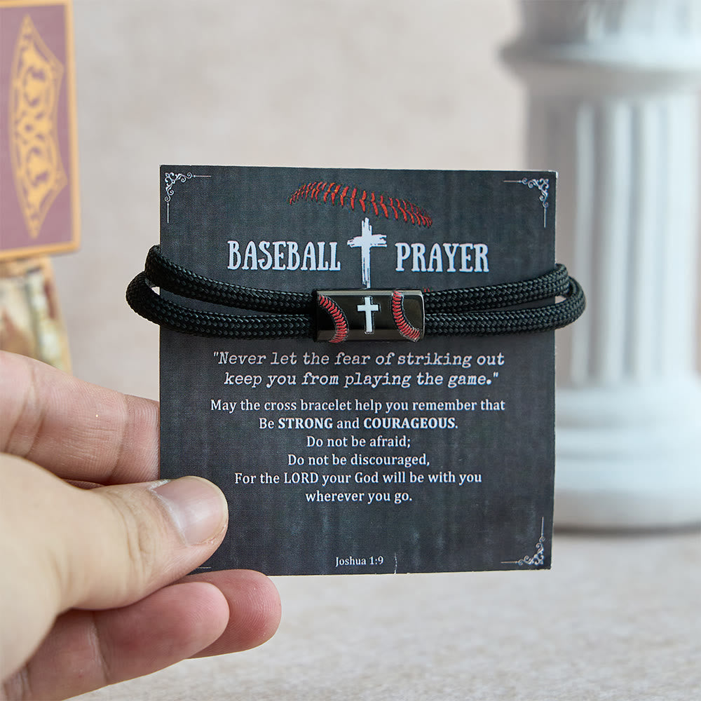 Christianartworkshop Cross Paracord Basketball Soccer Baseball Bracelet: Faith & Sport Companion - Baseball - image 6