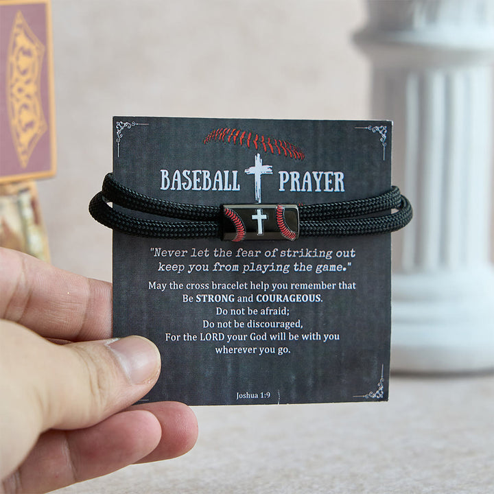 Christianartworkshop Cross Paracord Basketball Soccer Baseball Bracelet: Faith & Sport Companion - Baseball - image 6