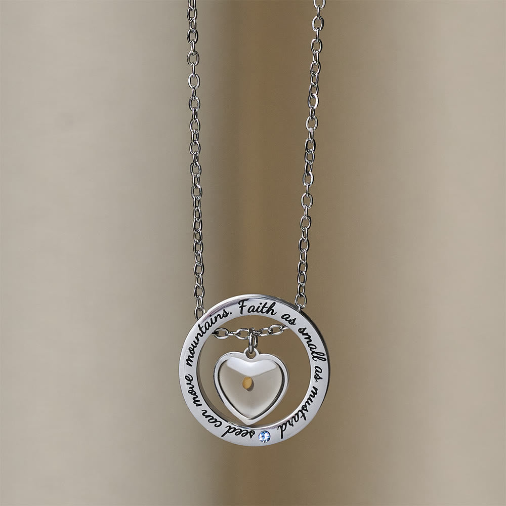 Christianartworkshop Faith As Mustard Seed Necklace: Varied Charms & Sacred Symbol for Daily Wear - image 1
