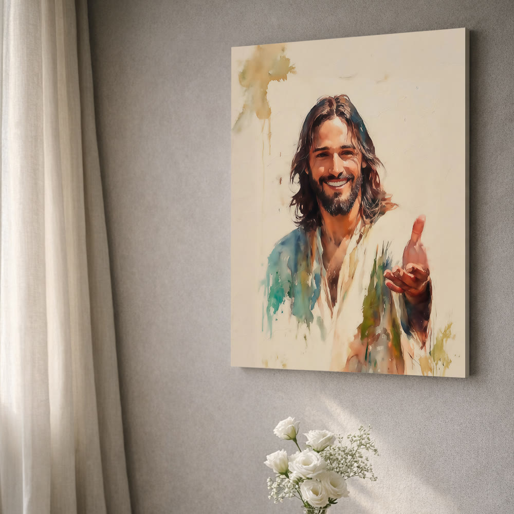 Christianartworkshop Jesus Outstretched Hand Wall Art Prints: A Symbol of His Inviting Grace - image 3