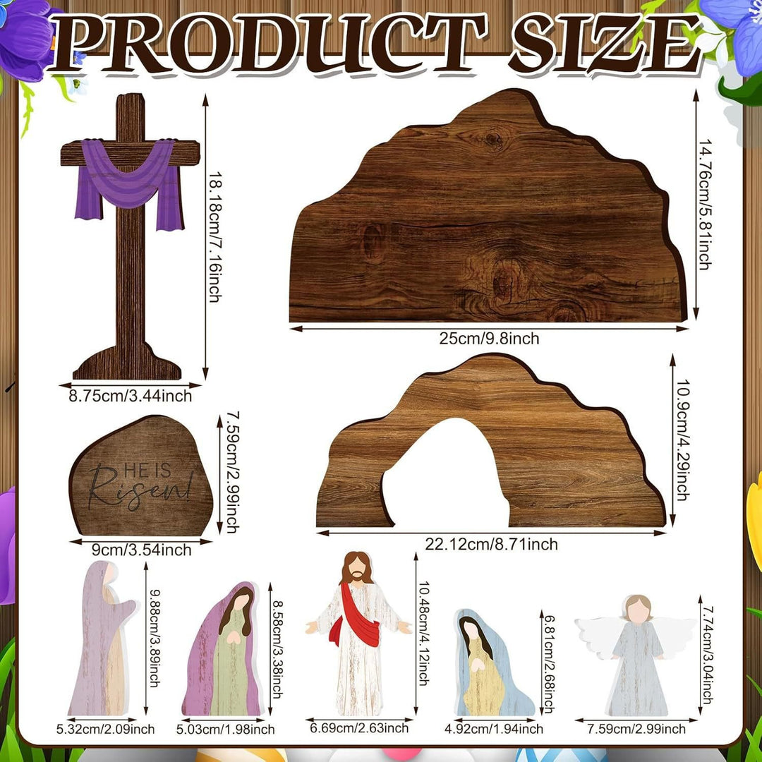 Christianartworkshop Resurrection Scene Easter Decor Set: A Symbol of Eternal Hope - image 4