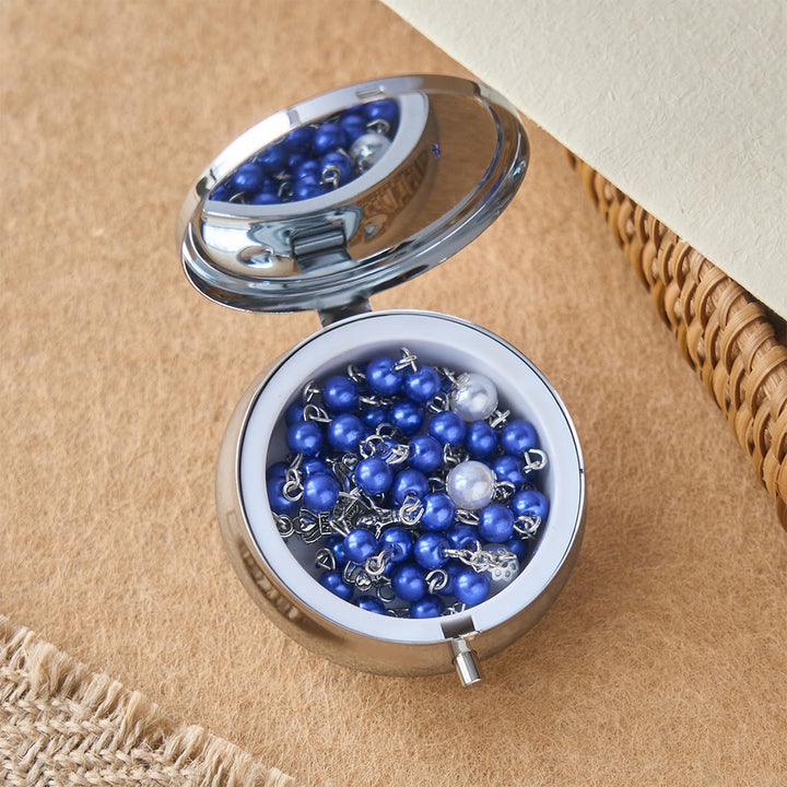 Christianartworkshop Devotional Rosary with Storage Box: Our Lady Medal and Crucifix for Prayerful Reflection - image 3