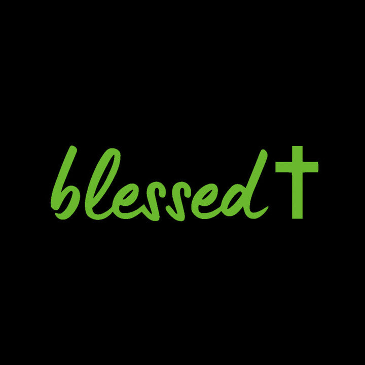 Christianartworkshop Blessed Cross Accent Car Sticker: A Sacred Symbol of Prayer for Daily Travel - Neon Green - Set of 10 - image 14