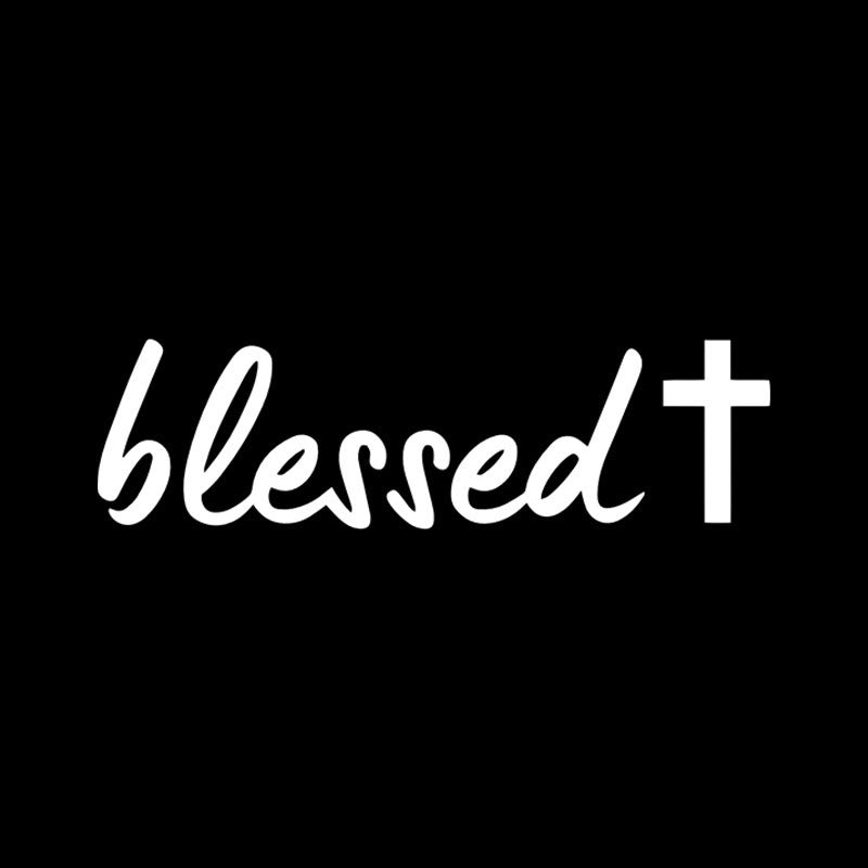 Christianartworkshop Blessed Cross Accent Car Sticker: A Sacred Symbol of Prayer for Daily Travel - image 4