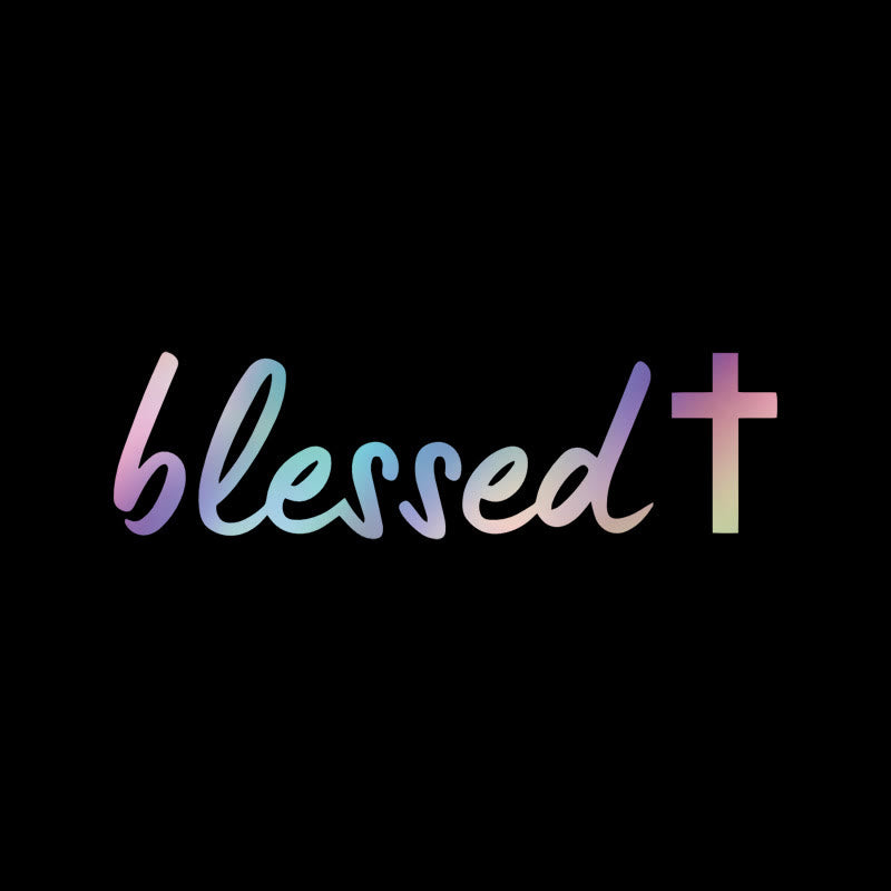 Christianartworkshop Blessed Cross Accent Car Sticker: A Sacred Symbol of Prayer for Daily Travel - Laser - Set of 10 - image 8
