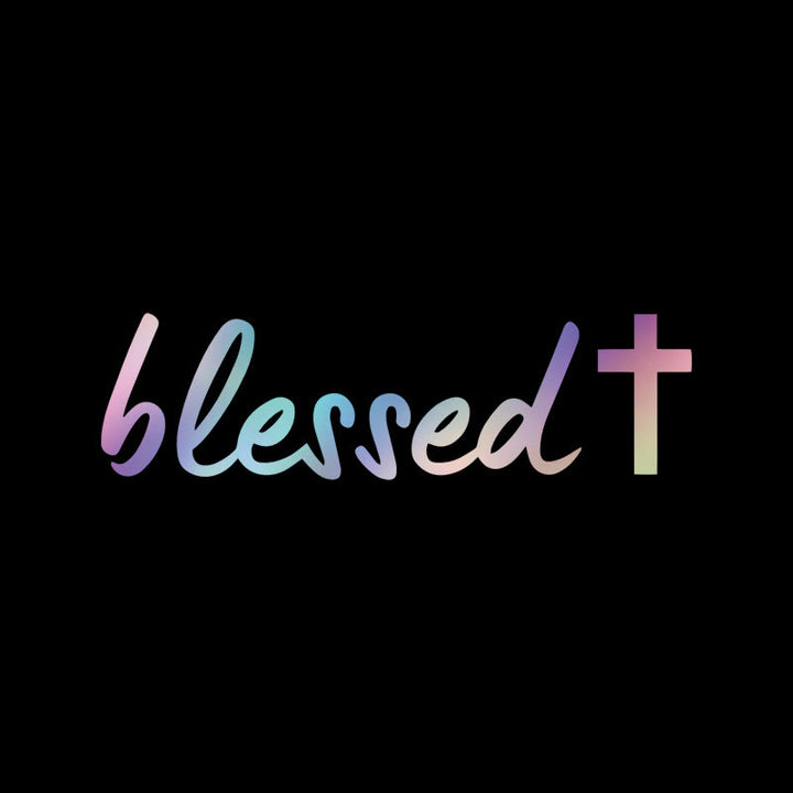 Christianartworkshop Blessed Cross Accent Car Sticker: A Sacred Symbol of Prayer for Daily Travel - Laser - Set of 10 - image 8