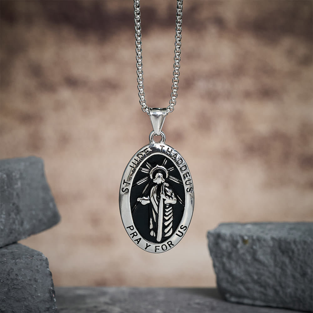 Christianartworkshop St. Jude Thaddeus Pendant Necklace - image 7