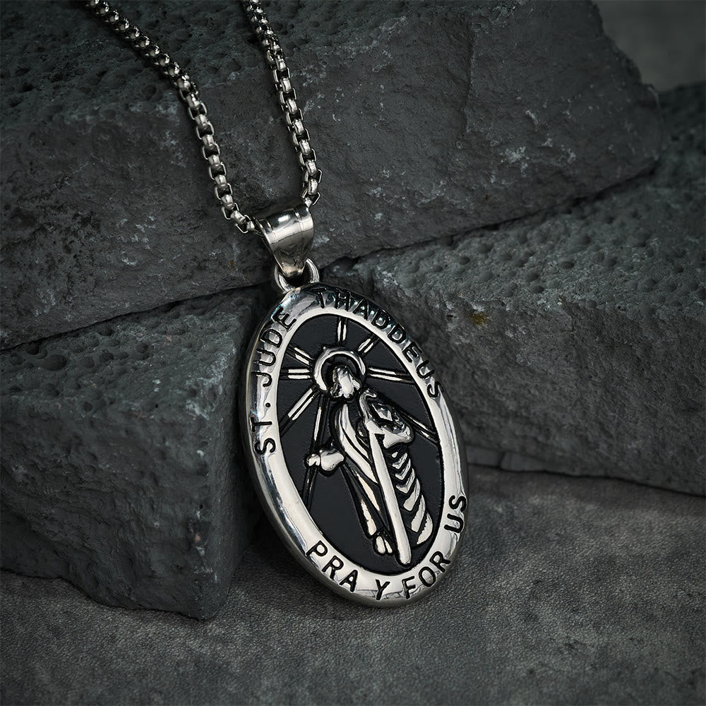 Christianartworkshop St. Jude Thaddeus Pendant Necklace - image 8