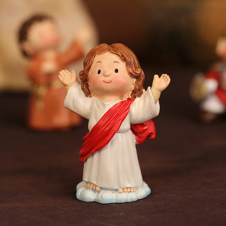 Christianartworkshop Luminous Easter Cartoon Figure Ornament: Symbol of Hope and New Beginnings - image 1