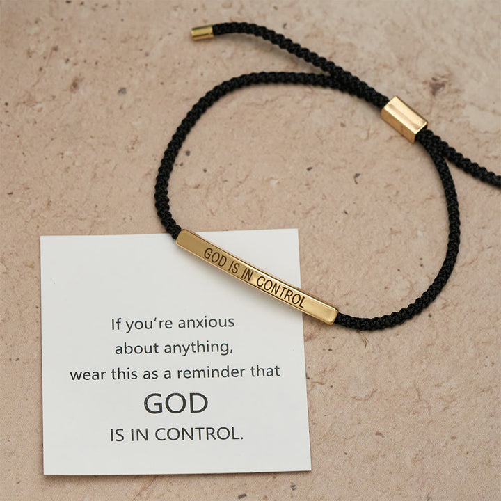 Christianartworkshop God Is in Control Faith Bracelet: A Symbol of Trust & Wedding Blessing - image 9