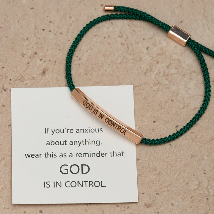Christianartworkshop God Is in Control Faith Bracelet: A Symbol of Trust & Wedding Blessing - image 23