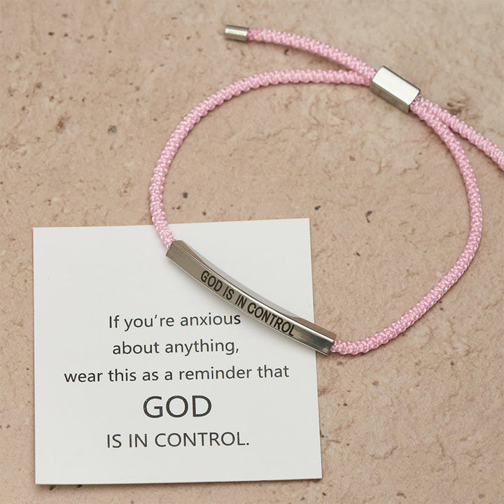 Christianartworkshop God Is in Control Faith Bracelet: A Symbol of Trust & Wedding Blessing - image 5