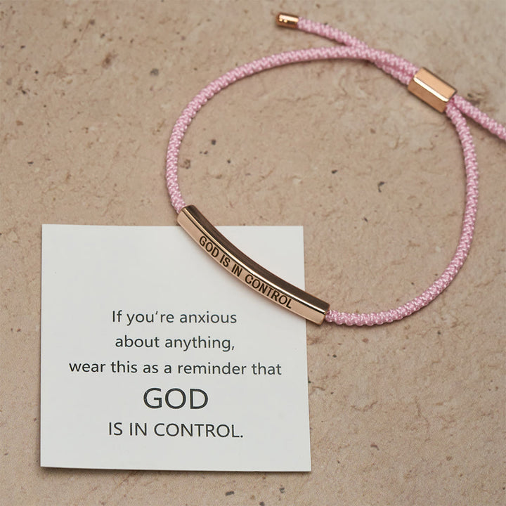 Christianartworkshop God Is in Control Faith Bracelet: A Symbol of Trust & Wedding Blessing - image 21