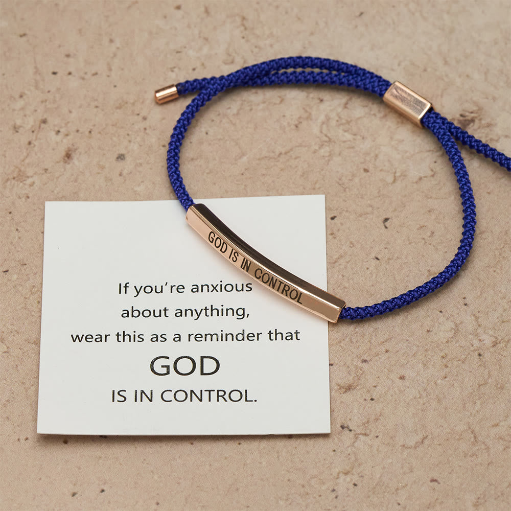 Christianartworkshop God Is in Control Faith Bracelet: A Symbol of Trust & Wedding Blessing - image 19