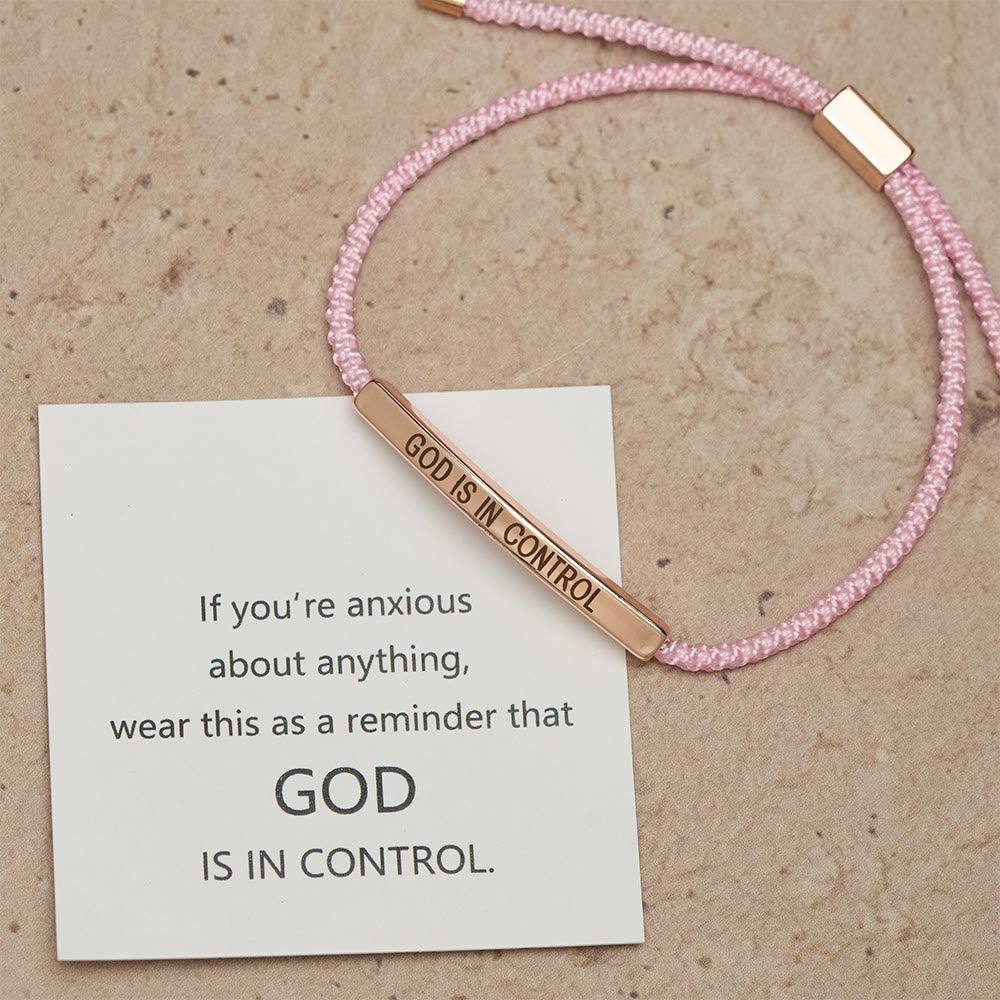 Christianartworkshop God Is in Control Faith Bracelet: A Symbol of Trust & Wedding Blessing - image 13