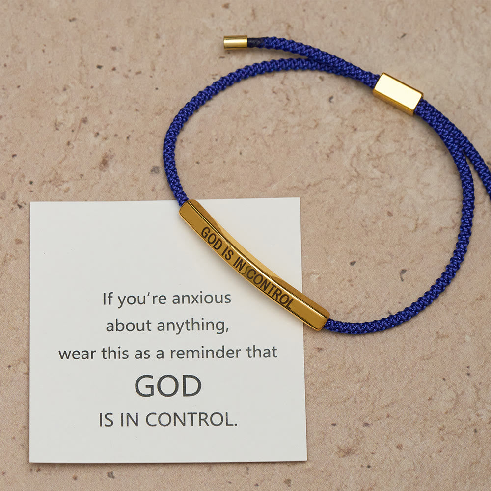 Christianartworkshop God Is in Control Faith Bracelet: A Symbol of Trust & Wedding Blessing - image 11