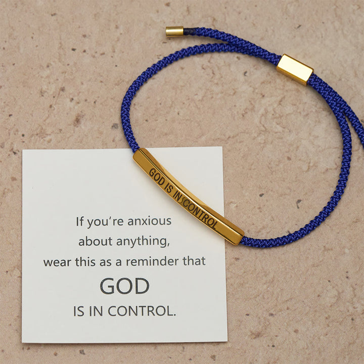 Christianartworkshop God Is in Control Faith Bracelet: A Symbol of Trust & Wedding Blessing - image 11