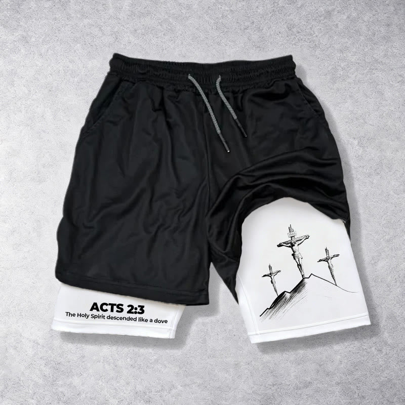 Christianartworkshop Acts 23 The Holy Spirit Descended Shorts - image 4