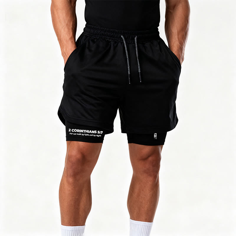 Christianartworkshop Faith Is Our Strength Performance Shorts - image 10