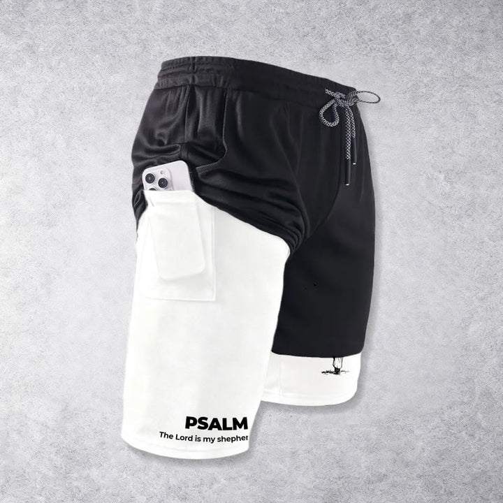 Christianartworkshop Psalm 23 Faithful Shepherd Printed Shorts - image 8
