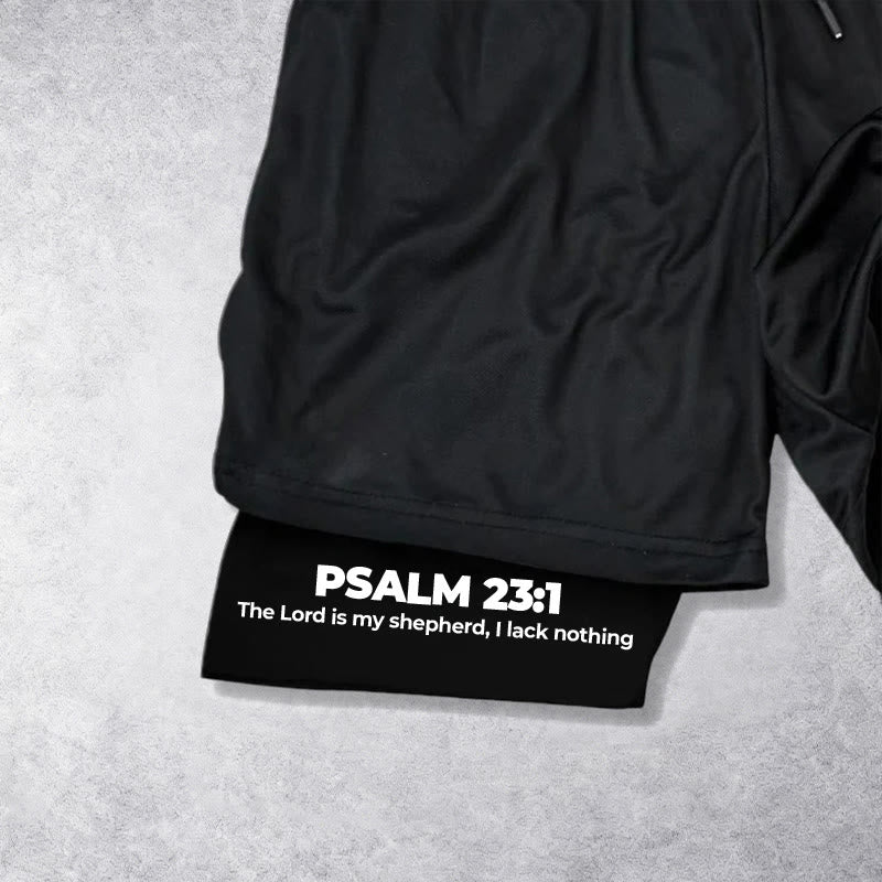 Christianartworkshop Psalm 23 Faithful Shepherd Printed Shorts - image 16