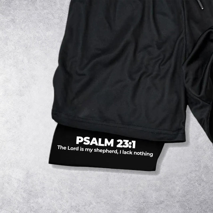 Christianartworkshop Psalm 23 Faithful Shepherd Printed Shorts - image 16