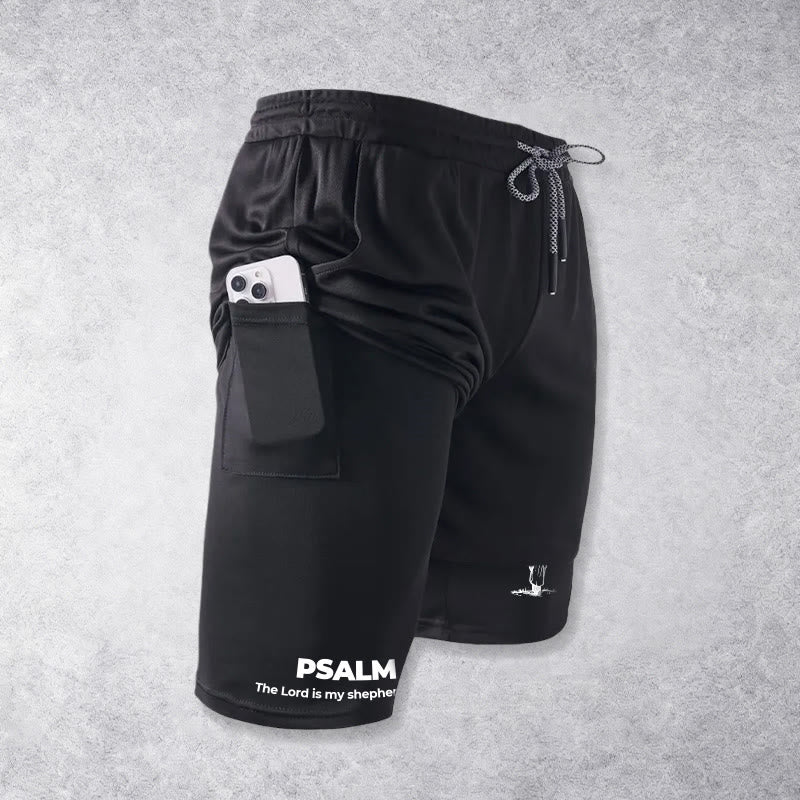 Christianartworkshop Psalm 23 Faithful Shepherd Printed Shorts - image 17