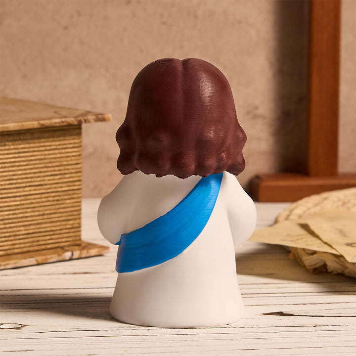 Christianartworkshop Glowing Jesus Tap Light Easter Ornament: Merge Playful Charm with His Care - image 21