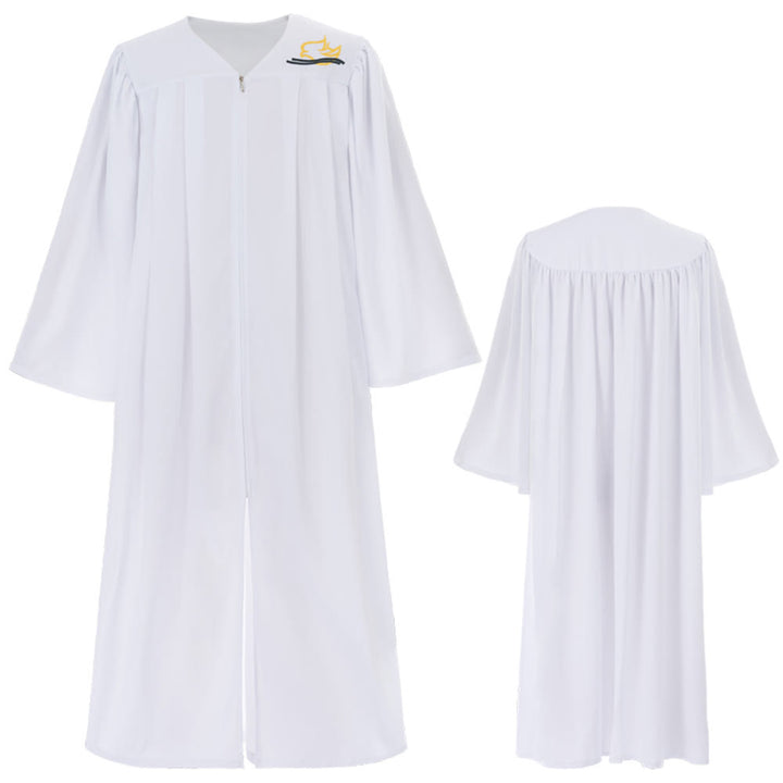 Christianartworkshop Dove of the Holy Spirit Clergy Robe in White: Embrace Purity and Divine Peace - image 2
