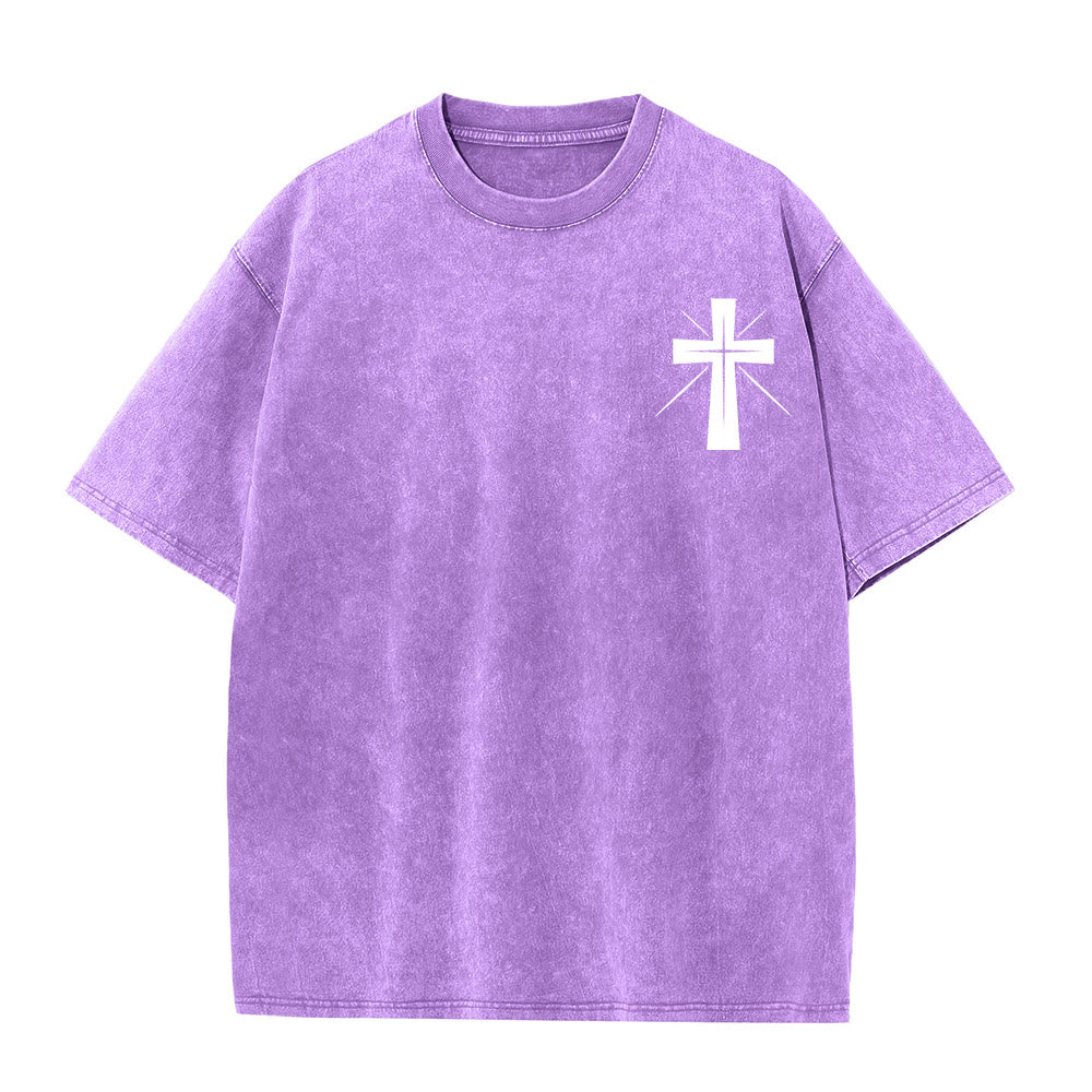 Christianartworkshop Seek First the Kingdom of God Unisex Washed T-Shirt - image 23