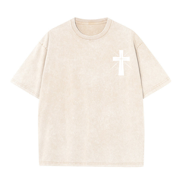 Christianartworkshop Seek First the Kingdom of God Unisex Washed T-Shirt - image 14