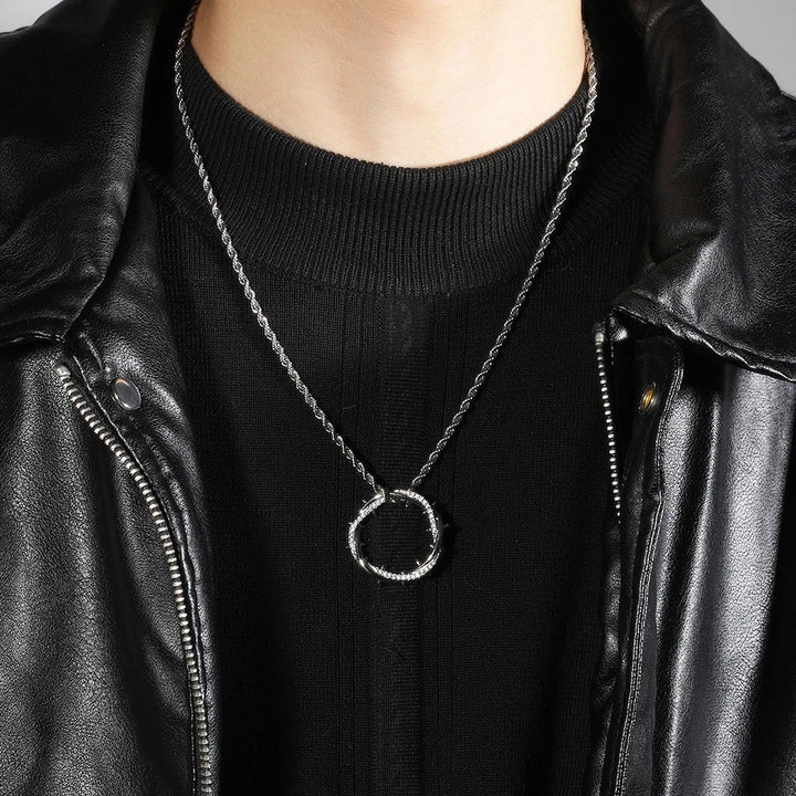 Christianartworkshop Crown of Thorns Zircon Necklace: A Symbol of Christ’s Redemptive Sacrifice - image 6