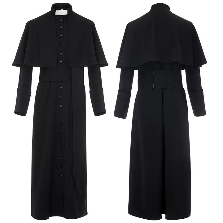 Christianartworkshop Multicolor Ceremonial Roman Soutane Cassock: Medieval Priest Aesthetics - image 3