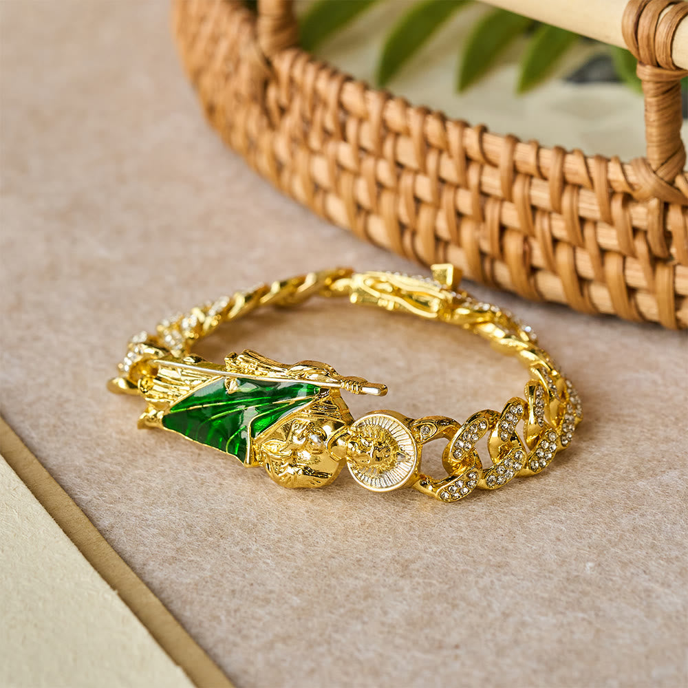 Christianartworkshop Rotating St. Jude Crystal Halo Necklace: A Symbol of Sacred Grace and Protection - Bracelet - image 5