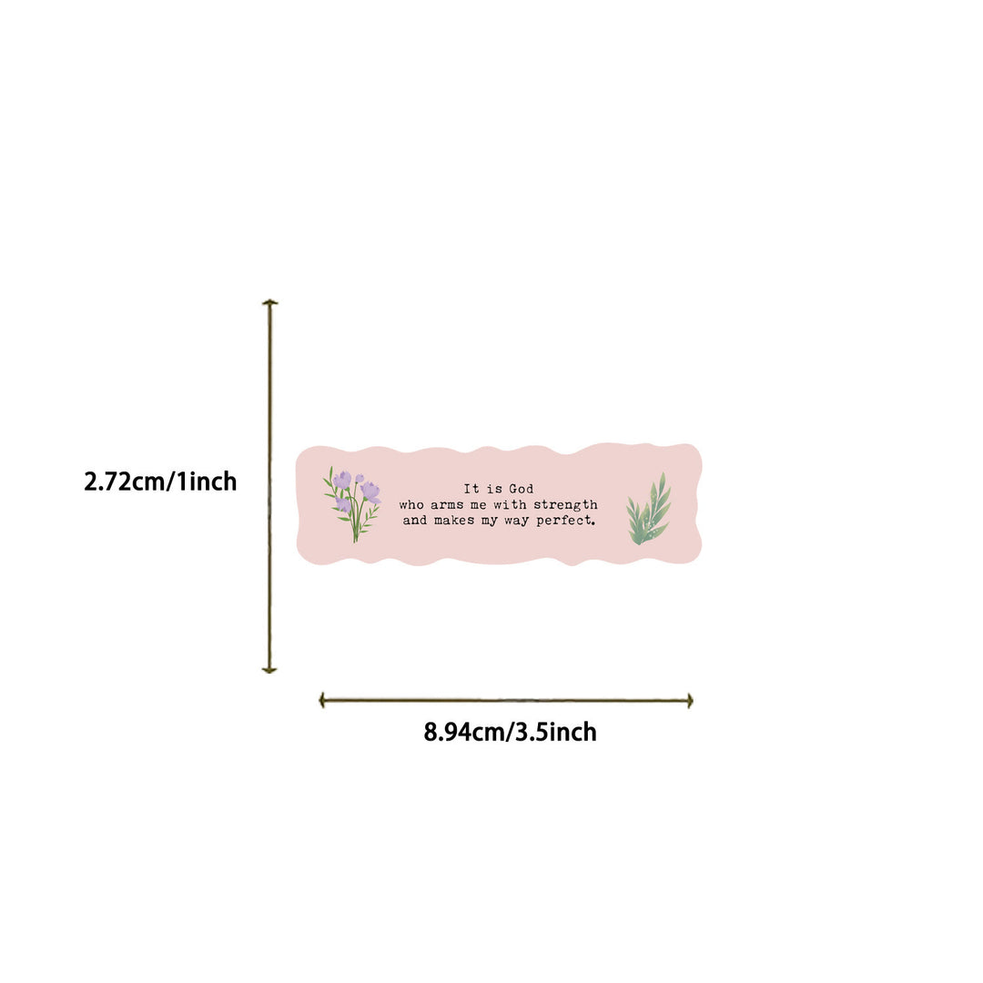 Christianartworkshop Floral Scripture Inspirational Stickers: Emblem of Divine Wisdom & Grace - image 6