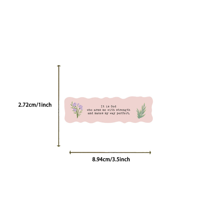 Christianartworkshop Floral Scripture Inspirational Stickers: Emblem of Divine Wisdom & Grace - image 6