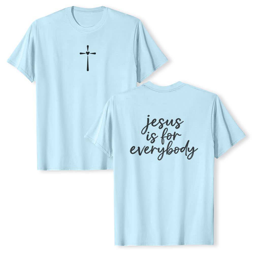 Christianartworkshop Jesus Is For Everybody Premium T-Shirt - Blue - 2XL - image 0