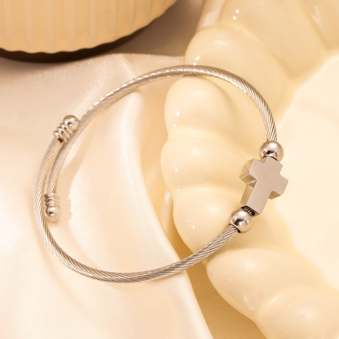Christianartworkshop Miraculous Medal St. Benedict Cross Charm Daily Prayer Devotion Bracelet - image 4