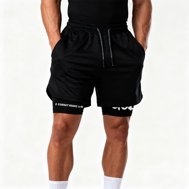 Christianartworkshop 2 Corinthians 6:18 Child Of God Performance Shorts - image 4
