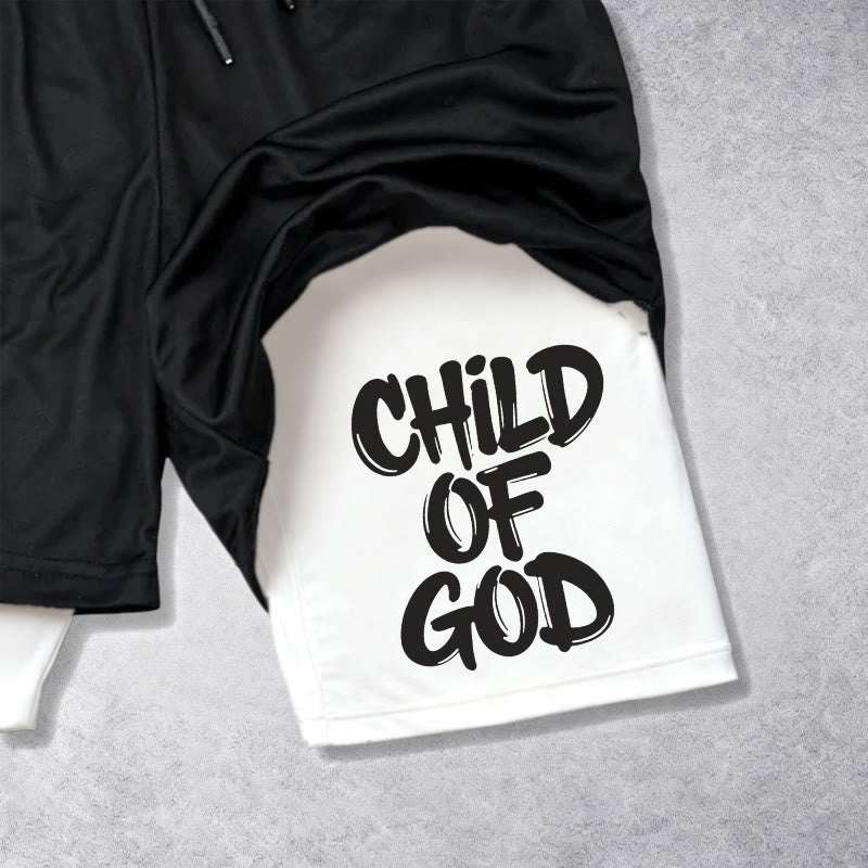 Christianartworkshop 2 Corinthians 6:18 Child Of God Performance Shorts - image 15