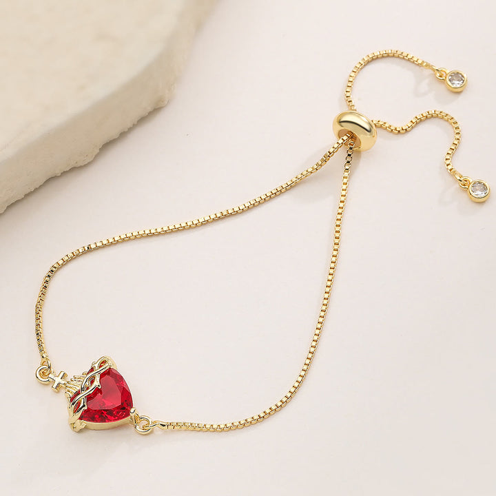 Christianartworkshop Elegant Sacred Heart Devotion Bracelet: Embodying Christ's Love And Spiritual Strength - F - image 6