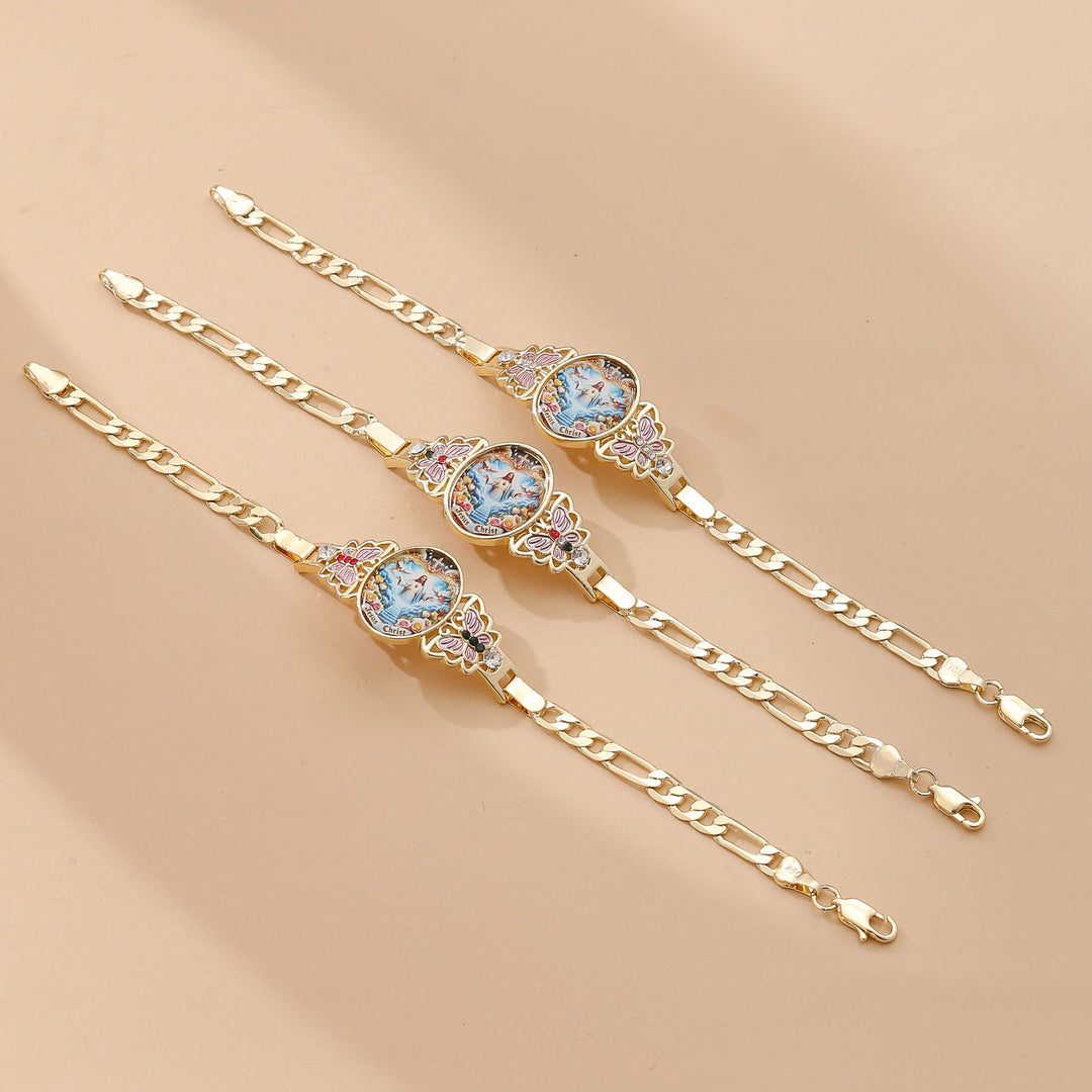 Christianartworkshop Jesus Christ & Butterfly Bracelet: Elevating Daily Devotion With Sacred Symbolism - image 5