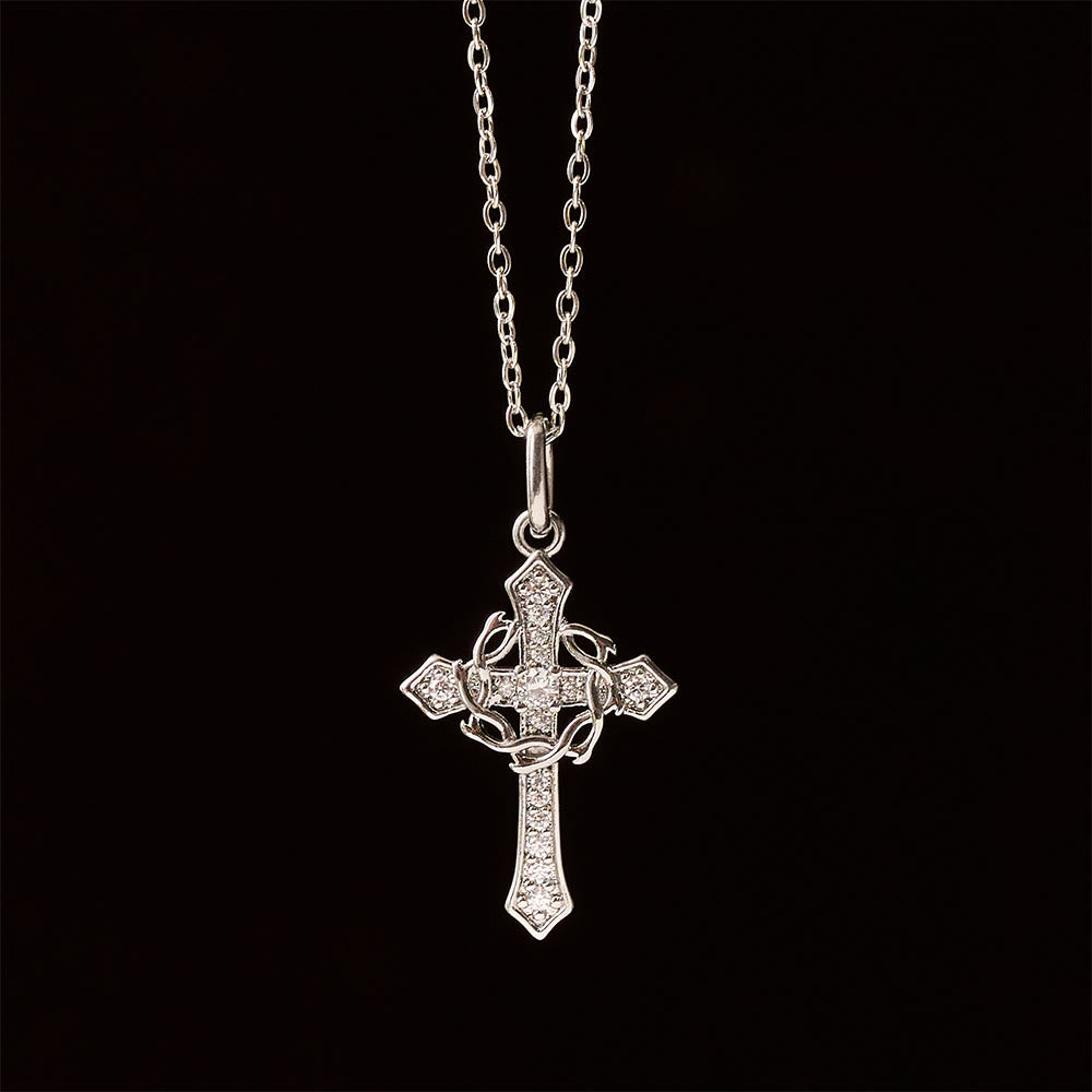 Christianartworkshop Sparkling Geometric Cross Necklace: A Symbol of Eternal Hope And Divine Protection - image 6