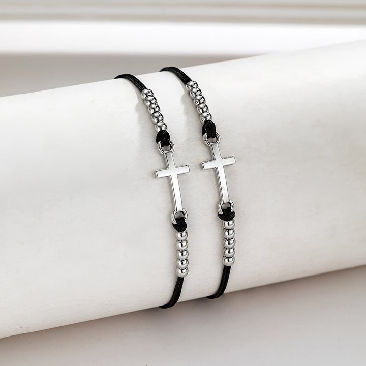 Christianartworkshop Intricate Cross Beaded Bracelet: Woven with Faith, Grace & Unwavering Love - image 4
