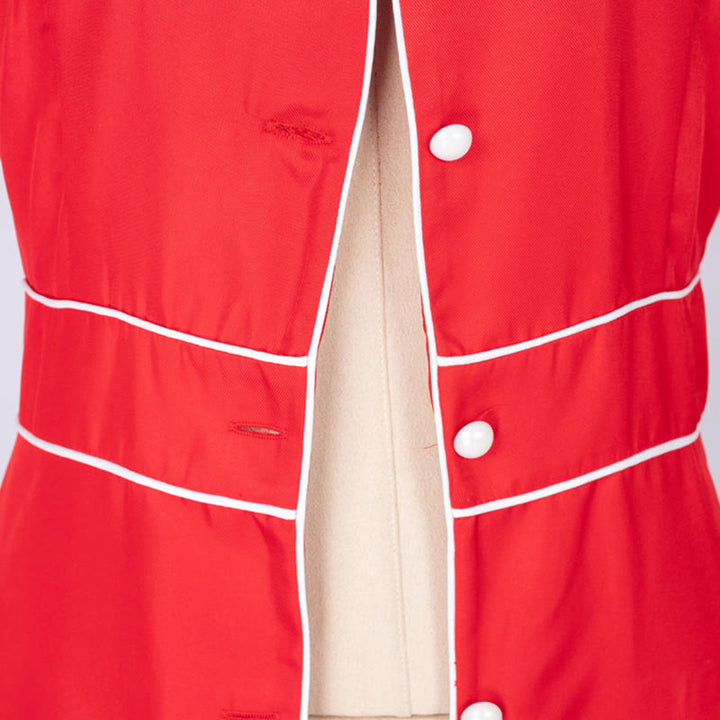 Christianartworkshop Multicolor Flared Sleeves Cassock with Cross Motifs & Ritual Aesthetic - image 5