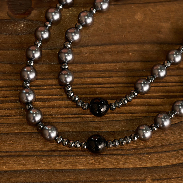 Christianartworkshop 4-Color Glass Bead Rosary with Heart Motif Cross: Timeless Symbol of Sacred Prayer Faith - image 5