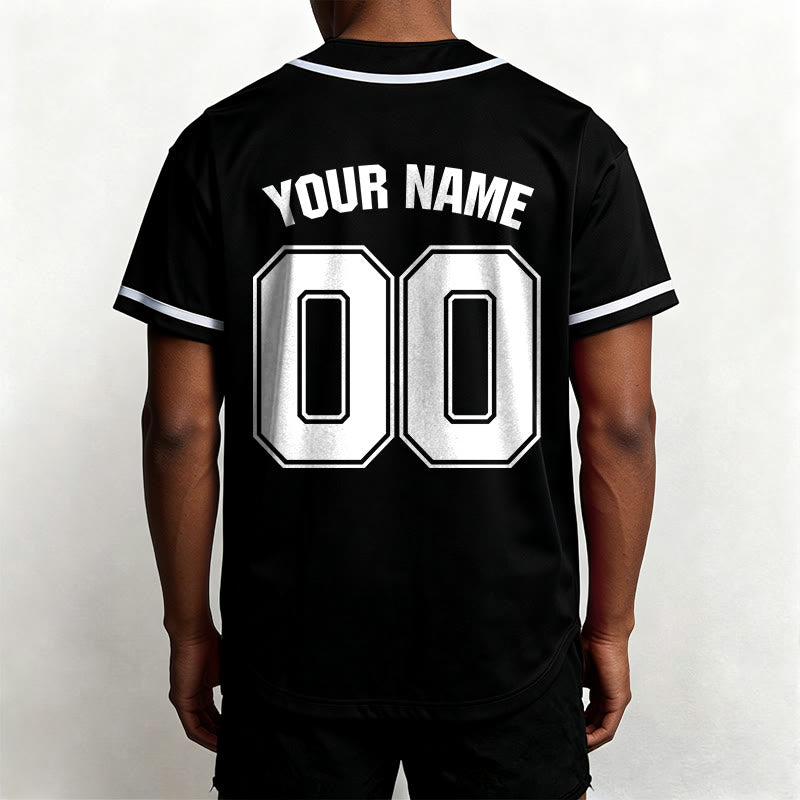 Christianartworkshop Faith Over Fear Custom Name Number Unisex Baseball Jersey - image 3