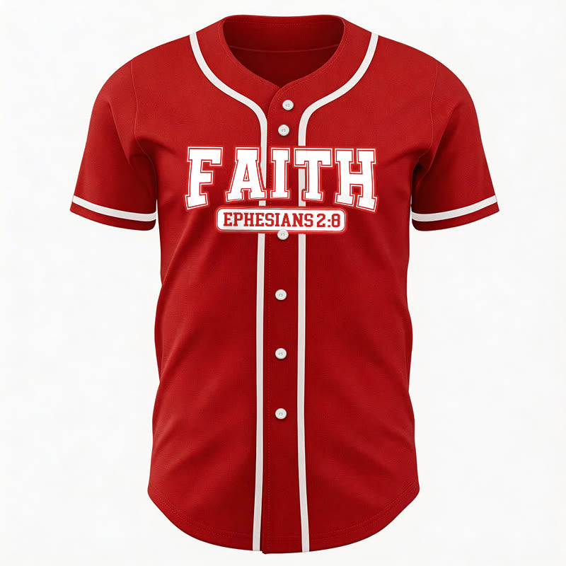 Christianartworkshop Faith Ephesians 2:8 Custom Name Number Baseball Jersey - image 27